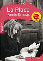 Couverture du livre « La place » de Annie Ernaux aux éditions Belin Education