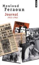 Couverture du livre « Journal 1955-1962 » de Mouloud Feraoun aux éditions Points