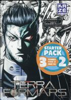 Couverture du livre « Terra formars ; coffret t.1 à t.3 (édition 2016) » de Kenichi Tachibana et Yu Sasuga aux éditions Crunchyroll