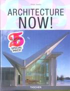 Couverture du livre « Architecture now » de Philip Jodidio aux éditions Taschen