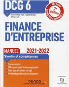 Couverture du livre « DCG 6 : finance d'entreprise ; manuel (édition 2021/2022) » de Florence Delahaye-Duprat aux éditions Dunod