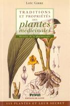 Couverture du livre « Traditions et proprietes des plantes medicinales » de A Preciser aux éditions Actes Sud