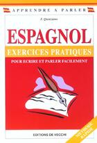 Couverture du livre « Exercice d'espagnol » de Quinziano aux éditions De Vecchi