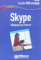 Couverture du livre « Skype » de Claude Bernardini aux éditions Micro Application