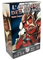 Couverture du livre « L'attaque des titans : coffret Intégrale vol.1 : Tomes 1 à 4 » de Hajime Isayama aux éditions Pika