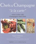Couverture du livre « Chefs & champagne 