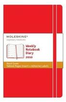 Couverture du livre « Agenda semainier + carnet 2010 » de Moleskine aux éditions Moleskine Papet