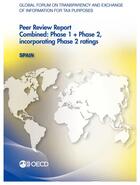 Couverture du livre « Global Forum on Transparency and Exchange of Information for Tax Purposes Peer Reviews: Spain 2013 ; combined : phase 1 + phase 2, incorporating phase 2 ratings » de  aux éditions Ocde