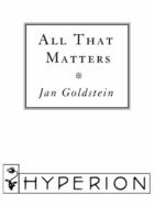 Couverture du livre « All That Matters » de Young Gretchen aux éditions Hyperion