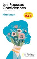 Couverture du livre « Les fausses confidences » de Pierre De Marivaux aux éditions Hachette Education