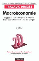 Couverture du livre « Macroeconomie ; Travaux Diriges ; 2e Edition » de Sophie Brana et Marie-Claude Bergouignan aux éditions Dunod