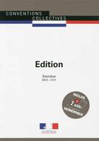 Couverture du livre « Édition ; IDCC : 2121 » de  aux éditions Documentation Francaise