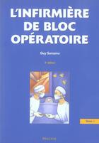 Couverture du livre « L'infirmiere de bloc operatoire. tome 1, 4e ed. (4e édition) » de Samama aux éditions Maloine