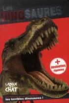 Couverture du livre « MEME PAS PEUR ; les dinosaures » de Nick Page aux éditions Langue Au Chat