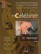 Couverture du livre « REVUE CELEBRER : Célébrer numéro 392 » de Collectif Snpls aux éditions Cerf