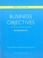 Couverture du livre « Business objectives: workbook » de Hollett aux éditions Oxford Up Elt