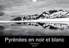 Couverture du livre « Pyrenees en noir et blanc calendrier mural 2018 din a4 horiz - images de paysages des pyrenee » de Manzano G aux éditions Calvendo