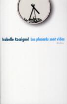 Couverture du livre « Placards sont vides (les) » de Rossignol Isabelle aux éditions Ecole Des Loisirs