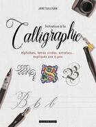 Couverture du livre « Initiation à la calligraphie ; alphabets, lettres ornées, entrelacs... expliqués pas à pas » de Jane Sullivan aux éditions Dessain Et Tolra