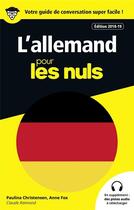 Couverture du livre « L'allemand pour les nuls (édition 2018/2019) » de Claude Raimond et Paulina Christensen et Anne Fox aux éditions First
