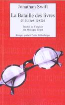 Couverture du livre « La bataille des livres » de Jonathan Swift aux éditions Rivages