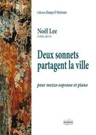 Couverture du livre « Deux sonnets partagent la ville » de Lee No L aux éditions Delatour