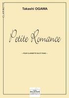 Couverture du livre « Petite romance pour clarinette et piano » de Ogawa Takashi aux éditions Delatour