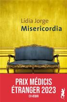 Couverture du livre « Misericordia » de Lidia Jorge aux éditions Metailie