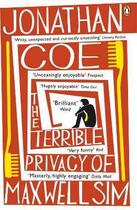 Couverture du livre « The terrible privacy of Maxwell Sim » de Jonathan Coe aux éditions Adult Pbs