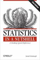 Couverture du livre « Statistics in a Nutshell » de Sarah Boslaugh aux éditions O'reilly Media