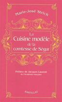 Couverture du livre « La cuisine modèle de la Comtesse de Ségur » de Marie-José Strich aux éditions Bartillat