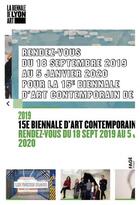 Couverture du livre « 2019, 15e biennale d'art contemporain » de  aux éditions Fage