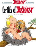 Couverture du livre « Astérix Tome 27 : le fils d'Astérix » de Rene Goscinny et Albert Uderzo aux éditions Editions Albert Rene