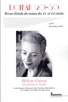 Couverture du livre « Helene cixous, osnabruck, si pres » de Maxime Decout aux éditions Pu Du Septentrion