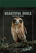 Couverture du livre « Beautiful owls postcard book » de Ivy Press aux éditions Ivy Press