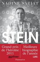 Couverture du livre « Gertrude Stein » de Nadine Satiat aux éditions Flammarion