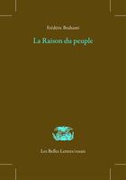 Couverture du livre « La raison du peuple » de Frederic Brahami aux éditions Belles Lettres