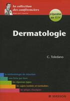 Couverture du livre « Dermatologie » de Toledano-C aux éditions Elsevier-masson