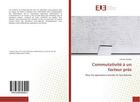 Couverture du livre « Commutativite a un facteur pres - pour les operateurs bornes et non bornes » de Chellali Cherifa aux éditions Editions Universitaires Europeennes