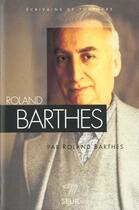 Couverture du livre « Barthes » de Roland Barthes aux éditions Points