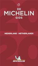 Couverture du livre « Nederland ; Netherlands ; de Michelin gids (édition 2020) » de Collectif Michelin aux éditions Michelin