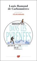Couverture du livre « Observations faites dans les Pyrénées » de Louis Ramond De Carbonnieres aux éditions Flammarion