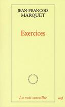 Couverture du livre « Exercices » de Jean-Francois Marquet aux éditions Cerf