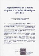 Couverture du livre « Représentations de la réalité en prose et en poésie hispaniques : 1906-2012 » de  aux éditions Indigo Cote Femmes