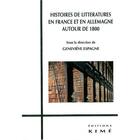 Couverture du livre « Histoires et littératures en France et en Allemagne » de  aux éditions Kime