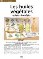 Couverture du livre « Les huiles végétales et leurs bienfaits » de  aux éditions Aedis