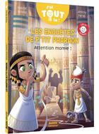 Couverture du livre « Les enquêtes de P'tit Pharaon : Attention momie ! » de Pascal Brissy et Jeremy Parigi aux éditions Auzou