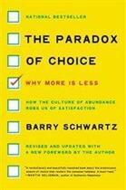 Couverture du livre « PARADOX OF CHOICE - WHY MORE IS LESS » de Barry Schwartz aux éditions Ecco Press