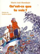 Couverture du livre « Qu'est-ce que tu vois ? » de Marie-Jose Mondzain aux éditions Gallimard Jeunesse Giboulees
