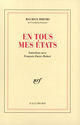 Couverture du livre « En tous mes etats - entretiens avec francois duret-robert » de Maurice Rheims aux éditions Gallimard (patrimoine Numerise)